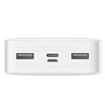 Baseus Bipow powerbanka s digitálním displejem 20000mAh 15W bílá