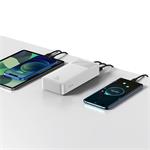Baseus Bipow powerbanka s digitálním displejem 30000mAh 20W bílá