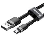 Baseus Cafule Micro USB 2,4A 1m (sivo-čierny)