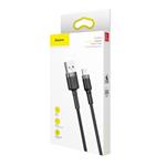 Baseus Cafule Nabíjací/dátový kábel USB na Lightning 2,4A 1 m, sivo-čierny
