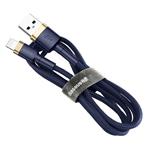 Baseus Cafule nabíjecí/datový kabel USB na Lightning 2,4A 1m, zlatá-modrá