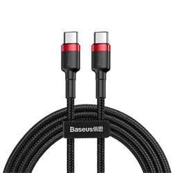 Baseus Cafule Series nabíjecí/datový kabel USB-C na USB-C PD2.0 60W Flash 1m, červená-černá