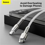 Baseus Cafule Series USB-C na Lightning PD 20W 1m nabíjací/dátový kábel, biely