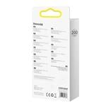 Baseus Crystal Shine Series nabíjecí/datový kabel USB-A / USB-C 100W 2m, černá