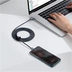 Baseus Crystal Shine Series USB-C / USB-C 100W 2m nabíjací/datový kábel, čierny