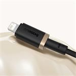 Baseus Dura USB/Lightning 1m 2,4A rýchlonabíjací kábel čierny zlatý