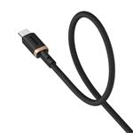Baseus Dura USB/USB-C rýchlonabíjací kábel 1m 60W čierny zlatý
