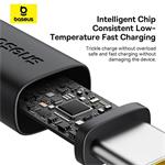 Baseus Dura USB/USB-C rýchlonabíjací kábel 2m 60W čierny červený