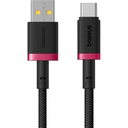 Baseus Dura USB/USB-C rýchlonabíjací kábel 2m 60W čierny červený