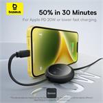 Baseus Free2Pull USB-C/Lightning kábel s nastaviteľnou dĺžkou do 1 m 20W čierny