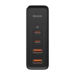 Baseus GaN2 Pro rýchlonabíjací adaptér 2x USB-C 2x USB-A 100W čierny