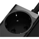 Baseus GaN3 Pro rýchlonabíjací stolný adaptér 2x USB-C + 2x USB-A + AC 100W 1,5 m kábel čierny