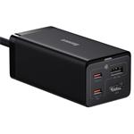 Baseus GaN5 Pro rýchlonabíjací stolný adaptér 2x USB-C + USB-A + HDMI 67W 1,5 m kábel čierny