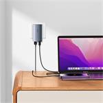 Baseus GaN5 Pro Ultra Slim USB-C/USB-A 65 W nabíjačka sivá