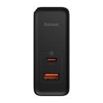 Baseus GaN5 Pro USB-C na USB-A 100W rýchlonabíjací adaptér čierny
