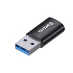 Baseus Ingenuity mini OTG adaptér USB-A 3,1A samec na USB-C samica, čierny