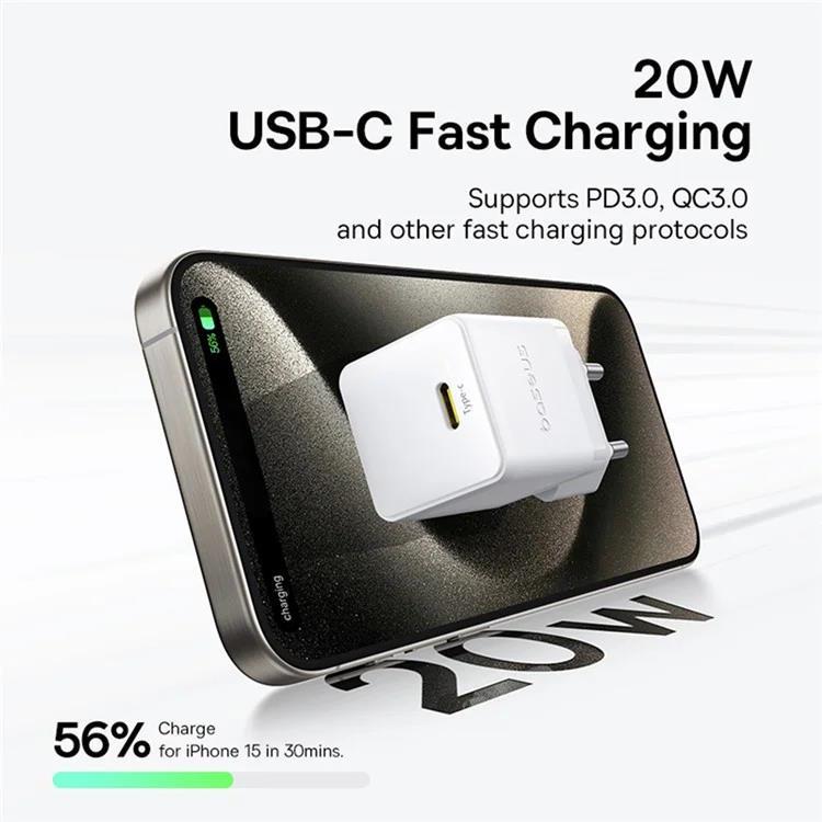 Baseus Palm 20W, 1xUSB-C nabíjačka biela