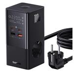 Baseus PowerCombo Tower 100W EU čierna nabíjacia stanica