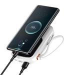 Baseus Qpow Pro Digital Display Fast Charge Power Bank 20000mAh 22.5W Type-C White