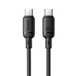 Baseus Silky USB-C/USB-C rýchlonabíjací kábel 1m 100W čierny