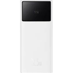Baseus Star-Lord Powerbanka s digitálním displejem 20000mAh 22.5W bílá + kabel USB-A/USB-C 30cm, bílá