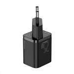 Baseus Super Si Quick Charger 1C 25W EU + USB-C/USB-C 3A 1m čierna