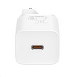 Baseus Super Si rýchlonabíjačka 1C 25W EU + USB-C/USB-C 3A kábel 1m biely