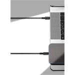 Baseus Tungsten Gold Rýchlonabíjací / dátový kábel USB-C na Lightning PD 20W 2 m, čierny