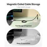 Baseus Tungsten USB-C/Lightning magnetický nabíjací kábel 1m 20W čierny