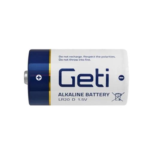 Baterie D (LR20) alkalická Geti 1Ks