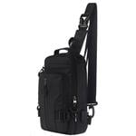 Batoh CANYON CB-1, 29 × 16 × 9 cm, 3,5 l, port USB-A, 3+3 vrecká, 2 vnútorné priečky, odolný voči dažďu, čierny