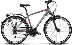 BCC 2018 KROSS 28" TRANS 4 vel.17" - graphite/red/silver matt