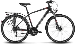 BCC 2018 KROSS 28" TRANS 8 vel.17" - black/burgundy/silver matt