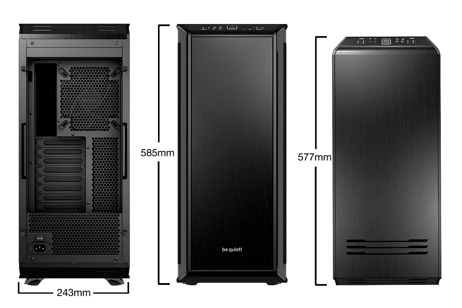 be quiet! Dark Base 900 Black BG011