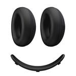 Beats 360 Cushion Kit - Black UltraPlush Cushions for Ear Cups and Headband