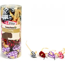Beeztees Hračka pro kočky látková myš 4cm