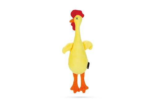 Beeztees Hračka pro psy plyšová pískací kuře 40 cm