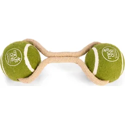 Beeztees Minus One Hračka pro psy 2 tenisové míčky na laně průměr 6cm