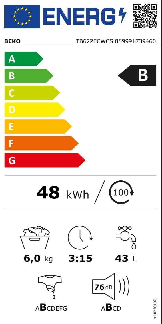 Beko TB622ECWCS