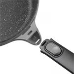 BergHOFF Panvica s pokrievkou a odnímateľnou rukoväťou GEM STAYCOOL, 28 cm