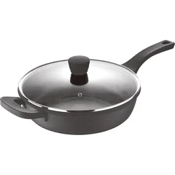 BERGNER Panvica s nepriľnavým povrchom a pokrievkou RETRO, 28 cm