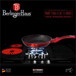 BerlingerHaus 15dílná sada nádobí s mramorovým povrchem Black Burgundy Metallic Line