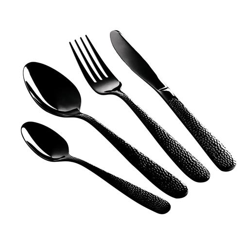 BerlingerHaus 24dílná sada příborů Royal Black Collection II, nerez