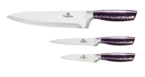 BerlingerHaus 3-dielna súprava nožov Purple Eclipse Collection