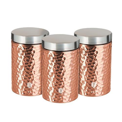 BerlingerHaus 3dílná sada dóz na potraviny Primal Rosegold Metallic Line