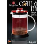 BerlingerHaus Čajová a kávová kanvica French Press Burgundy Metallic Line, 0,8 l