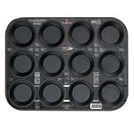 BerlingerHaus Forma na muffiny  12 ks Carbon PRO Line, 35 x 26,5 x 3 cm