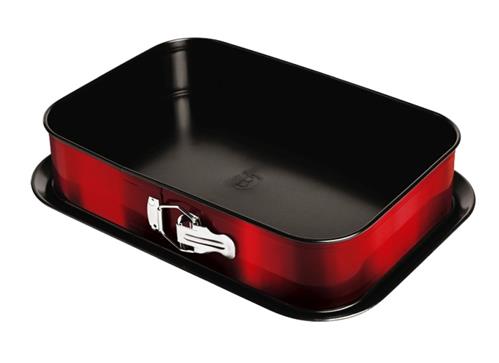 BerlingerHaus Forma s nepřilnavým povrchem 2v1 Burgundy Metallic Line, 39 x 27 x 7,5 cm 