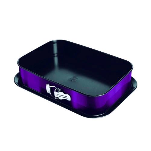 BerlingerHaus Forma s nepřilnavým povrchem 2v1 Purple Metallic Line, 39 x 27 x 7,5 cm 