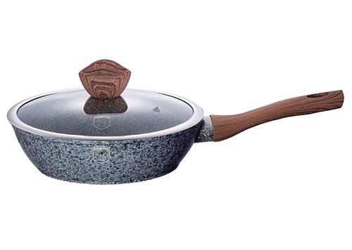 BerlingerHaus Hlboká panvica s mramorovým povrchom a pokrievkou Forest Line, 24 cm